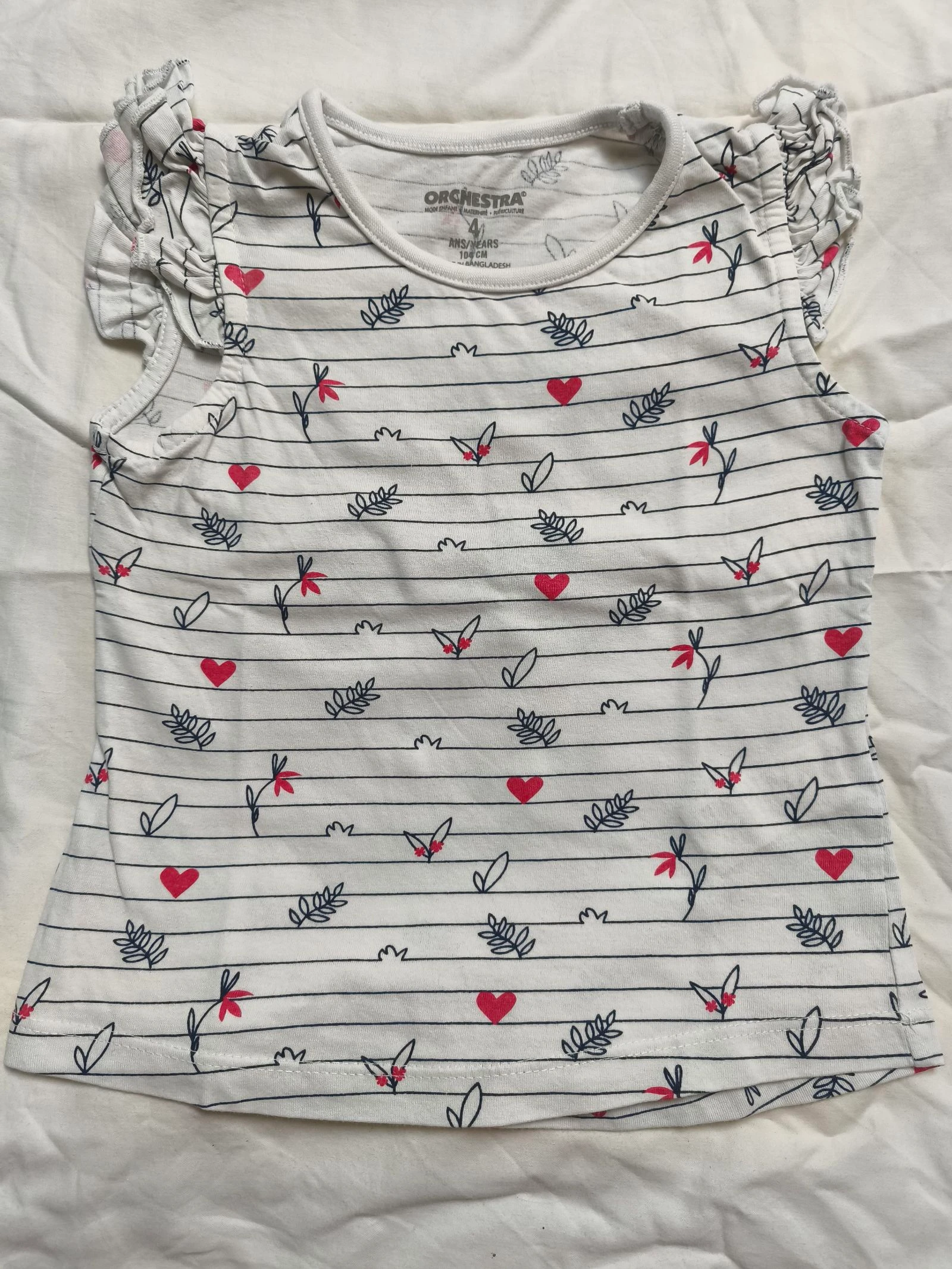 Lote de camisetas de manga corta para niña (4 años) – photo 2
